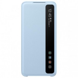 Official Samsung Galaxy S20 Clear View Cover Case - Sky Blue