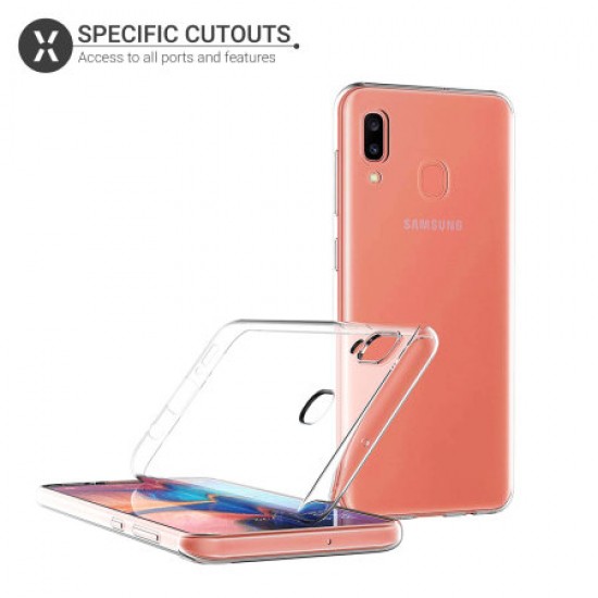 Olixar Ultra-Thin Samsung Galaxy A20 Case - 100% Clear Olixar Ultra-Thin Samsung Galaxy A20 Case - 100% Clear