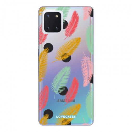 LoveCases Samsung Galaxy Note 10 Lite Gel Case - Polka Leaf LoveCases Samsung Galaxy Note 10 Lite Gel Case - Polka Leaf
