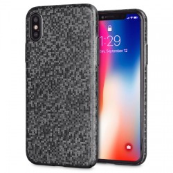 LoveCases Check Yo Self iPhone X Case - Sparkling Black