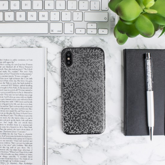 LoveCases Check Yo Self iPhone X Case - Sparkling Black
