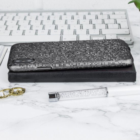 LoveCases Check Yo Self iPhone X Case - Sparkling Black