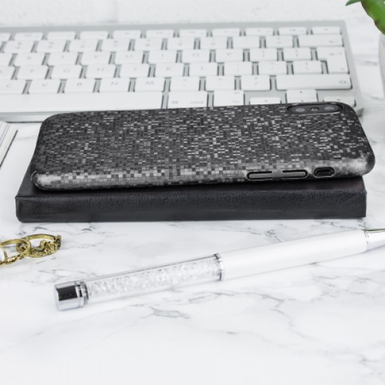 LoveCases Check Yo Self iPhone X Case - Sparkling Black