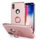 Olixar XRing iPhone X Finger Loop Case - Rose Gold