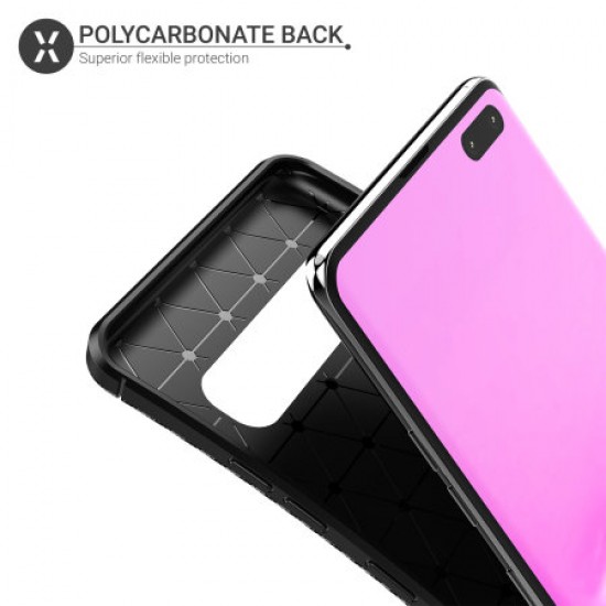 Olixar Carbon Fibre Samsung Galaxy S10 5G Case - Black