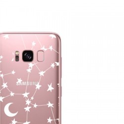 LoveCases Samsung S8 Plus Starry Design Clear Phone Case