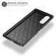 Olixar Sony Xperia 5 Carbon Fibre Case - Black
