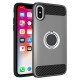 Olixar ArmaRing iPhone X Finger Loop Tough Case - Silver