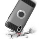 Olixar ArmaRing iPhone X Finger Loop Tough Case - Silver