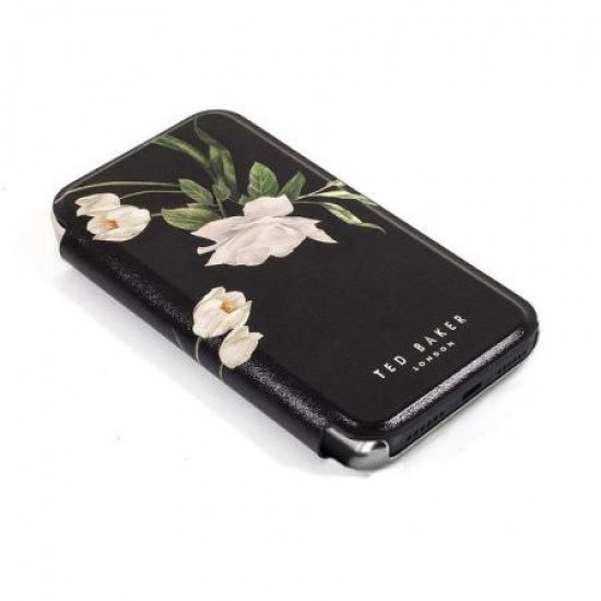 Ted Baker Elderflower iPhone 6s Folio Case - Black / Silver