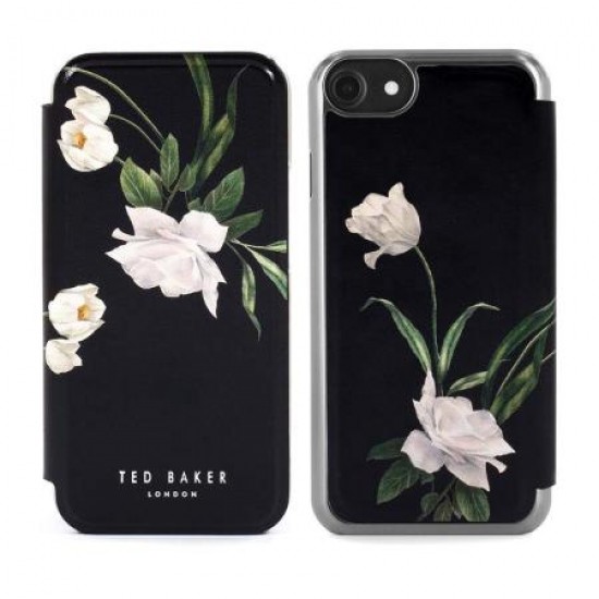 Ted Baker Elderflower iPhone 6s Folio Case - Black / Silver