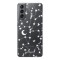 LoveCases Samsung Galaxy S21 Gel Case - White Stars And Moons
