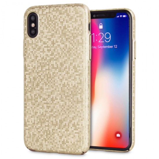 LoveCases Check Yo Self iPhone X Case - Shimmering Gold