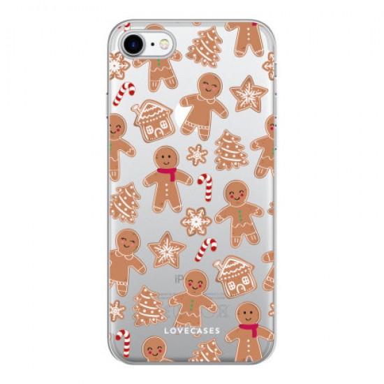 LoveCases iPhone 8 Gel Case - Christmas Gingerbread LoveCases iPhone 8 Gel Case - Christmas Gingerbread