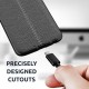 Olixar Attache Huawei P40 Pro Leather-Style Protective Case - Black