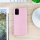 Olixar Soft Silicone Samsung Galaxy S20 Plus Wallet Case - Pastel Pink