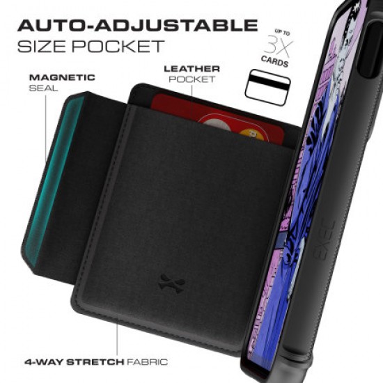Ghostek Exec 3 Samsung Galaxy S10e Wallet Case- Grey