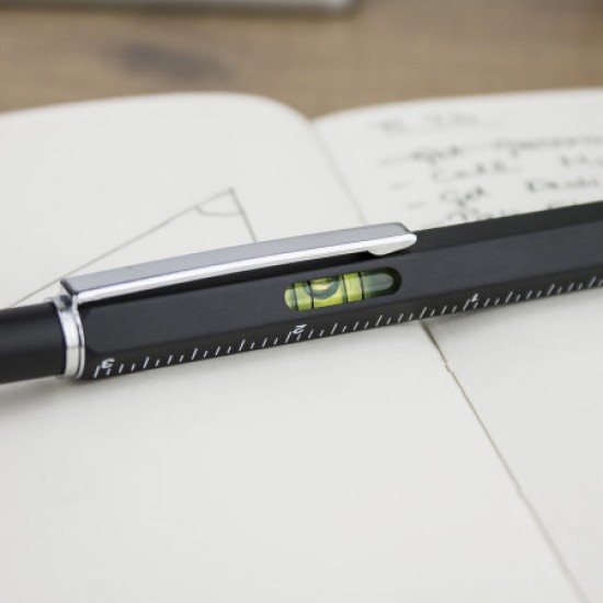 Olixar HexStyli 6-in-1 Multi-Tool Pen With Stylus - Black