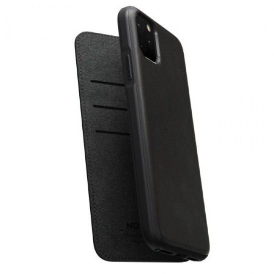 Nomad iPhone 11 Pro Max Rugged Folio Horween Leather Case - Black