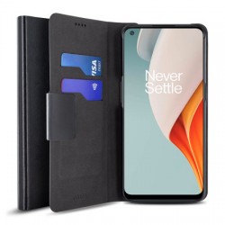 Olixar Leather-Style OnePlus N100 Wallet Case - Black
