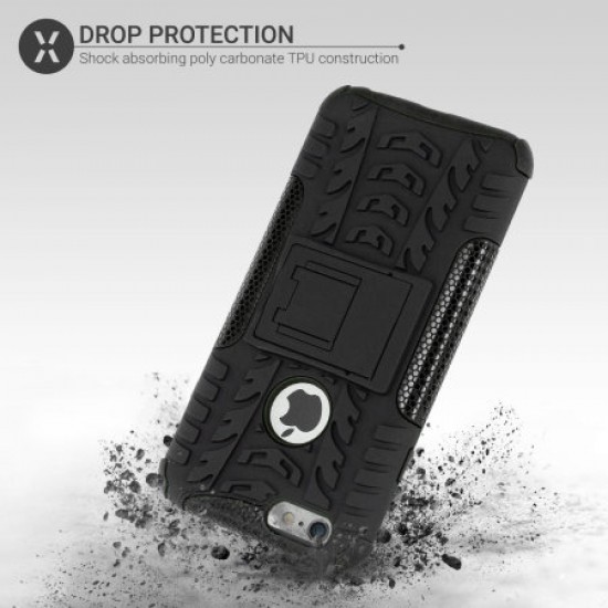 Olixar ArmourDillo iPhone 6S / 6 Protective Case - Black
