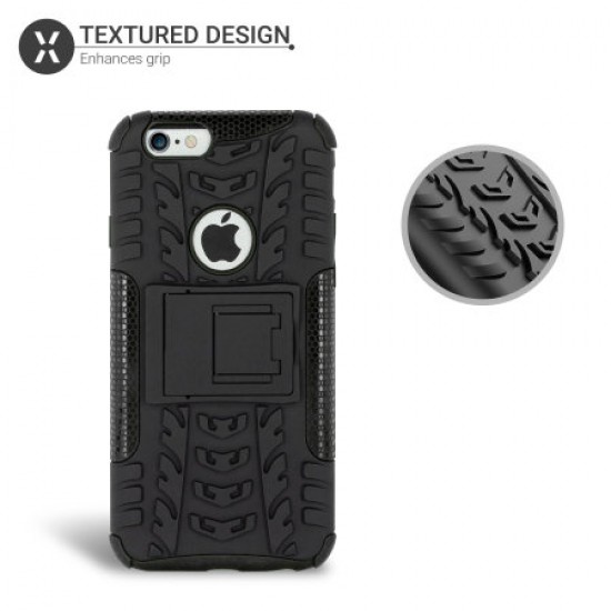 Olixar ArmourDillo iPhone 6S / 6 Protective Case - Black