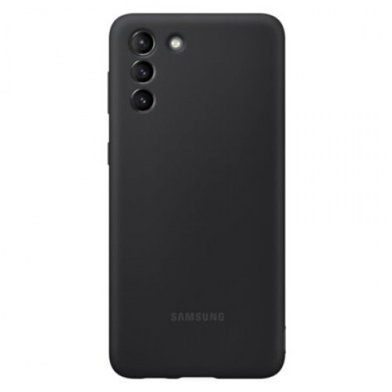 Official Samsung Galaxy S21 Silicone Cover Case - Black