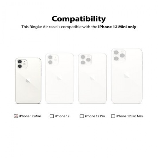 Ringke Air iPhone 12 mini Case - Black Ringke Air iPhone 12 mini Case - Black