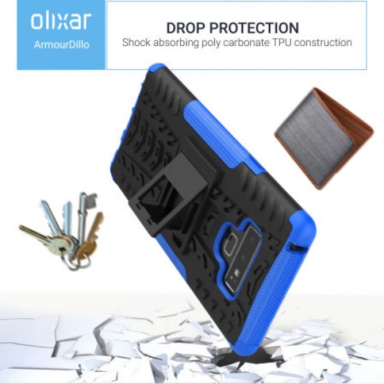 Samsung Note 9 Protective Case Olixar ArmourDillo - Blue