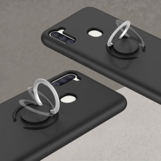 Zizo Samsung Galaxy A11 Revolve Series Ring Case - Magnetic Black Zizo Samsung Galaxy A11 Revolve Series Ring Case - Magnetic Black