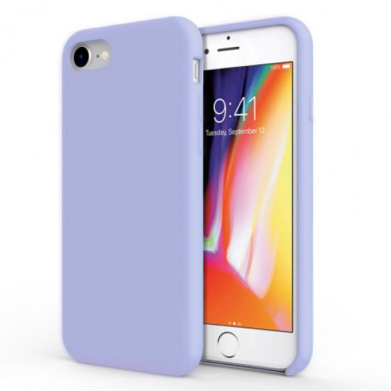 Olixar iPhone 8 / 7 Soft Silicone Case - Pastel Blue