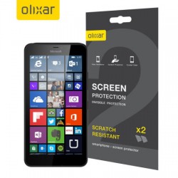 Olixar Microsoft Lumia 640 XL Screen Protector 2-in-1 Pack