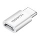 Official Huawei Micro USB to USB-C Adapter - White - Retail Pack