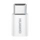 Official Huawei Micro USB to USB-C Adapter - White - Retail Pack
