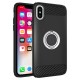 Olixar ArmaRing iPhone XS Finger Loop Tough Case - Black
