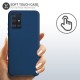 Olixar Samsung Galaxy A51 Soft Silicone Case - Midnight Blue