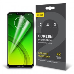 Olixar Motorola Moto G7 Power Film Screen Protector 2-in-1 Pack