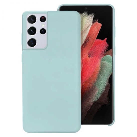 Olixar Samsung Galaxy S21 Ultra Soft Silicone Case - Pastel Green