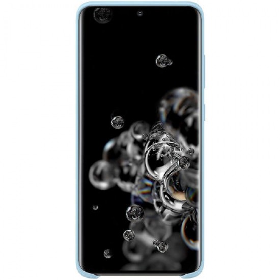 Official Samsung Galaxy S20 Ultra Silicone Cover Case - Sky Blue