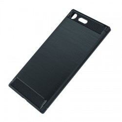 Olixar Sony Xperia XZ Premium Carbon Fibre Design Slim Case - Black