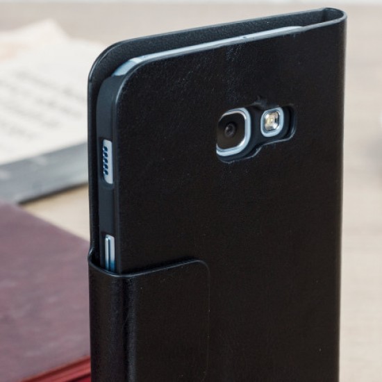 Olixar Leather-Style Samsung Galaxy A5 2017 Wallet Case - Black