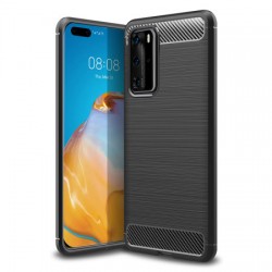 Olixar Carbon Fibre Huawei P40 Pro Case - Black