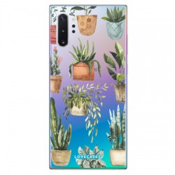 LoveCases Samsung Note 10 Plus 5G Plant Phone Case - Clear Multi