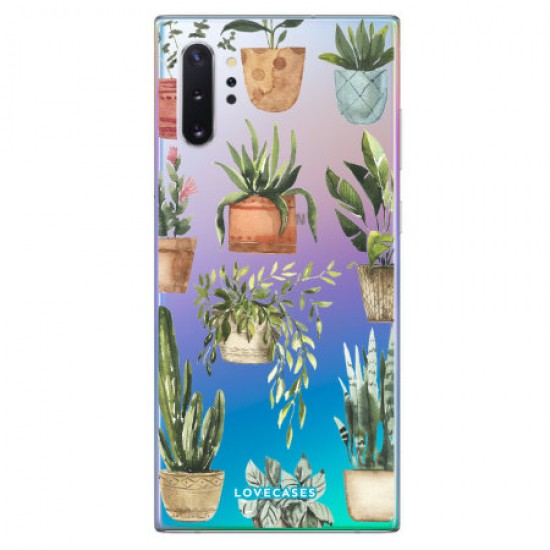 LoveCases Samsung Note 10 Plus 5G Plant Phone Case - Clear Multi LoveCases Samsung Note 10 Plus 5G Plant Phone Case - Clear Multi
