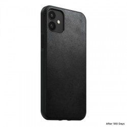 Nomad iPhone 12 Rugged Protective Leather Case - Black