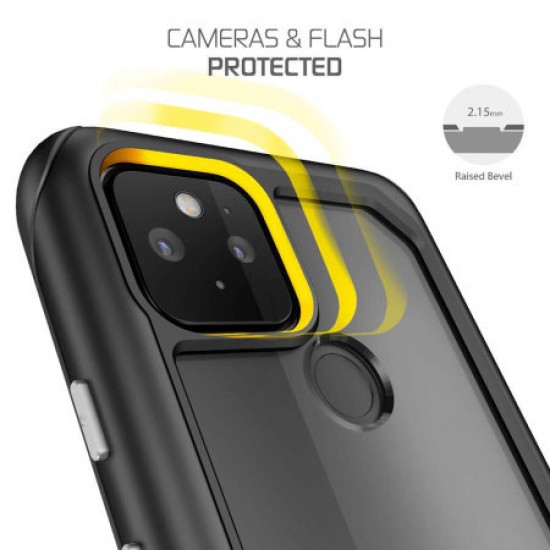 Ghostek Atomic Slim 3 Google Pixel 5 Case - Black Aluminum
