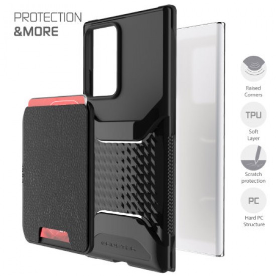 Ghostek Exec 4 Samsung Galaxy Note 20 Ultra Wallet Case - Black