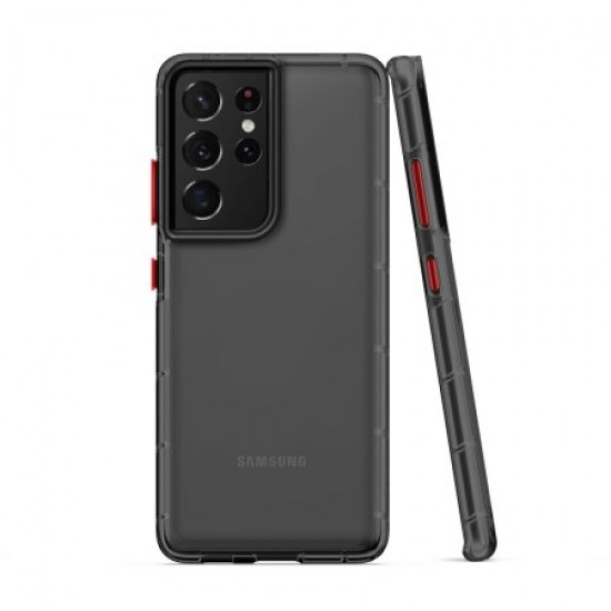 Zizo Surge Series Samsung Galaxy S21 Ultra Slim Case - Smoke