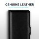 Olixar Genuine Leather OnePlus 9 Pro Wallet Stand Case - Black