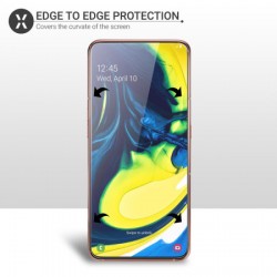 Olixar Samsung Galaxy A80 Film Screen Protector 2-in-1 Pack